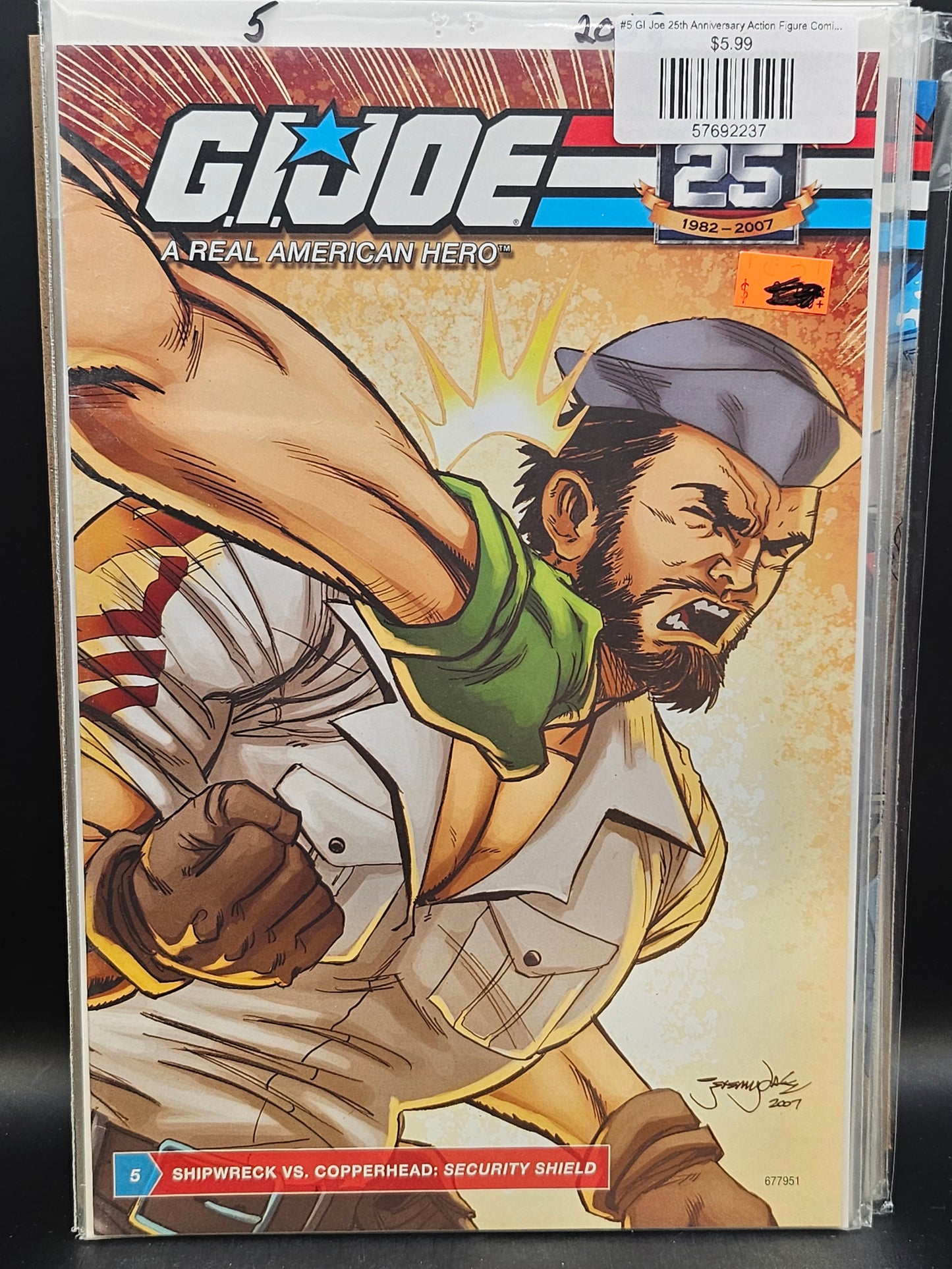 #5 GI Joe 25th Anniversary Action Figure Comic (2007)