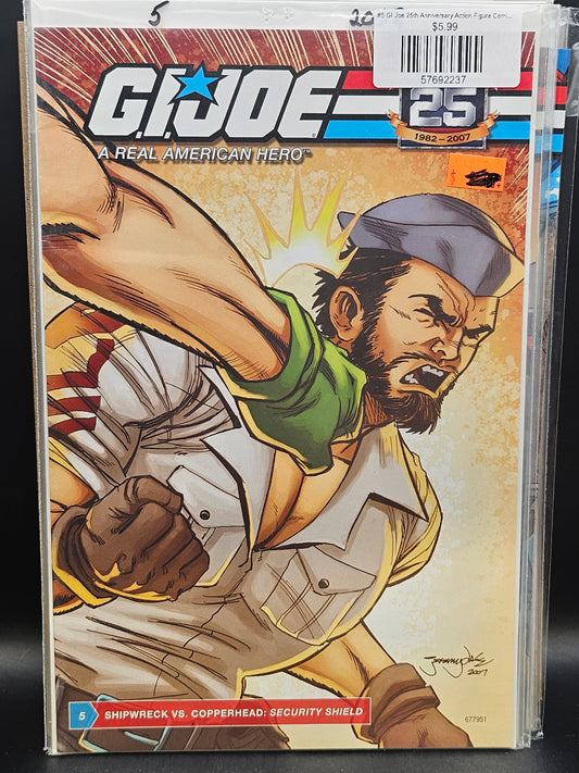 #5 GI Joe 25th Anniversary Action Figure Comic (2007)