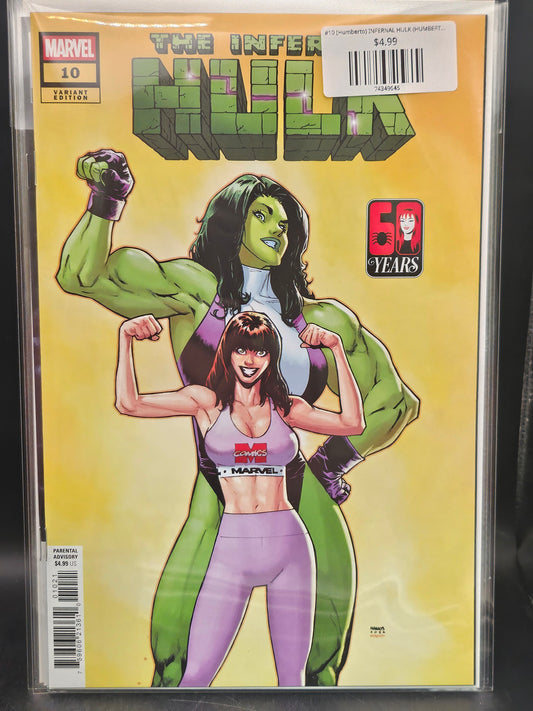 #10 (Humberto) INFERNAL HULK (HUMBERTO RAMOS MARY JANE WATSON VARIANT)