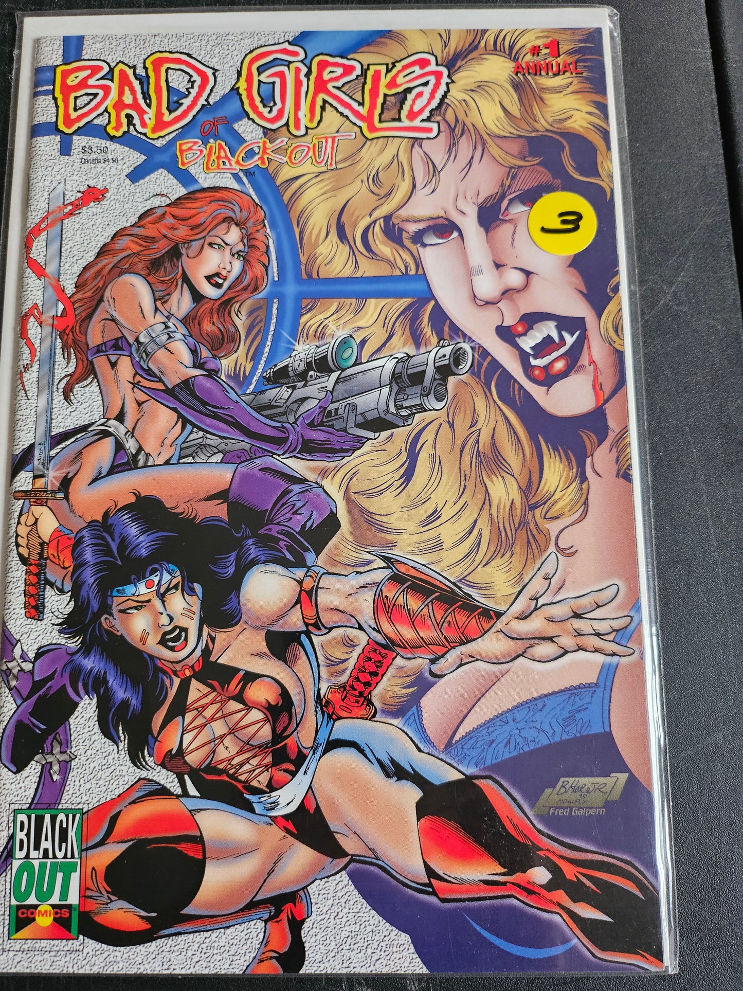 Bad Girls of Blackout Annual – Blackout Comics – (1995) – Volume 1 – #1 – ONE SHOT
