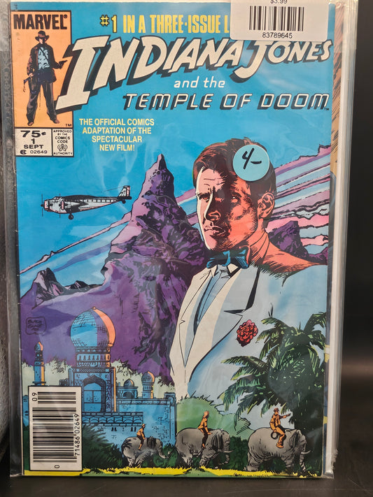 #1n Indiana Jones and the Temple of Doom (1984 Marvel) Movie Adaptation