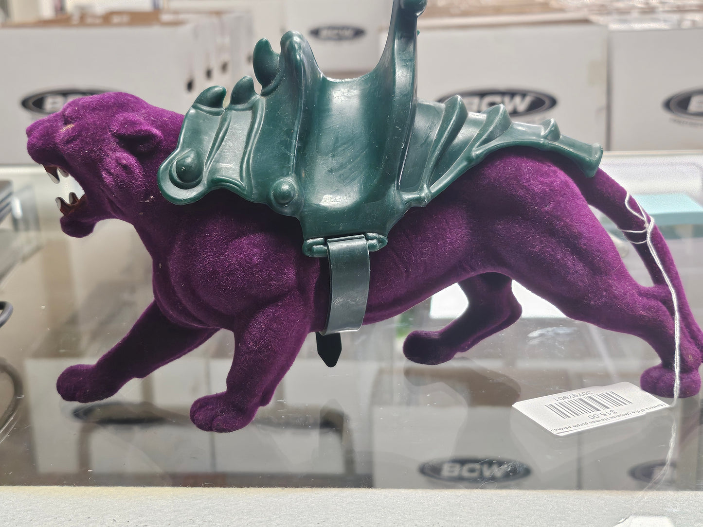 Masters of the Universe He-man purple panther tiger w/saddle