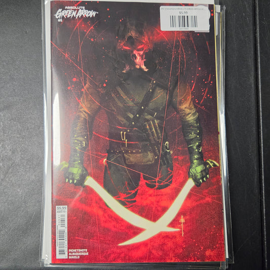#5C (Sebastian) ABSOLUTE GREEN ARROW (OF 6 SEBASTIAN FIUMARA CARD STOCK VAR)