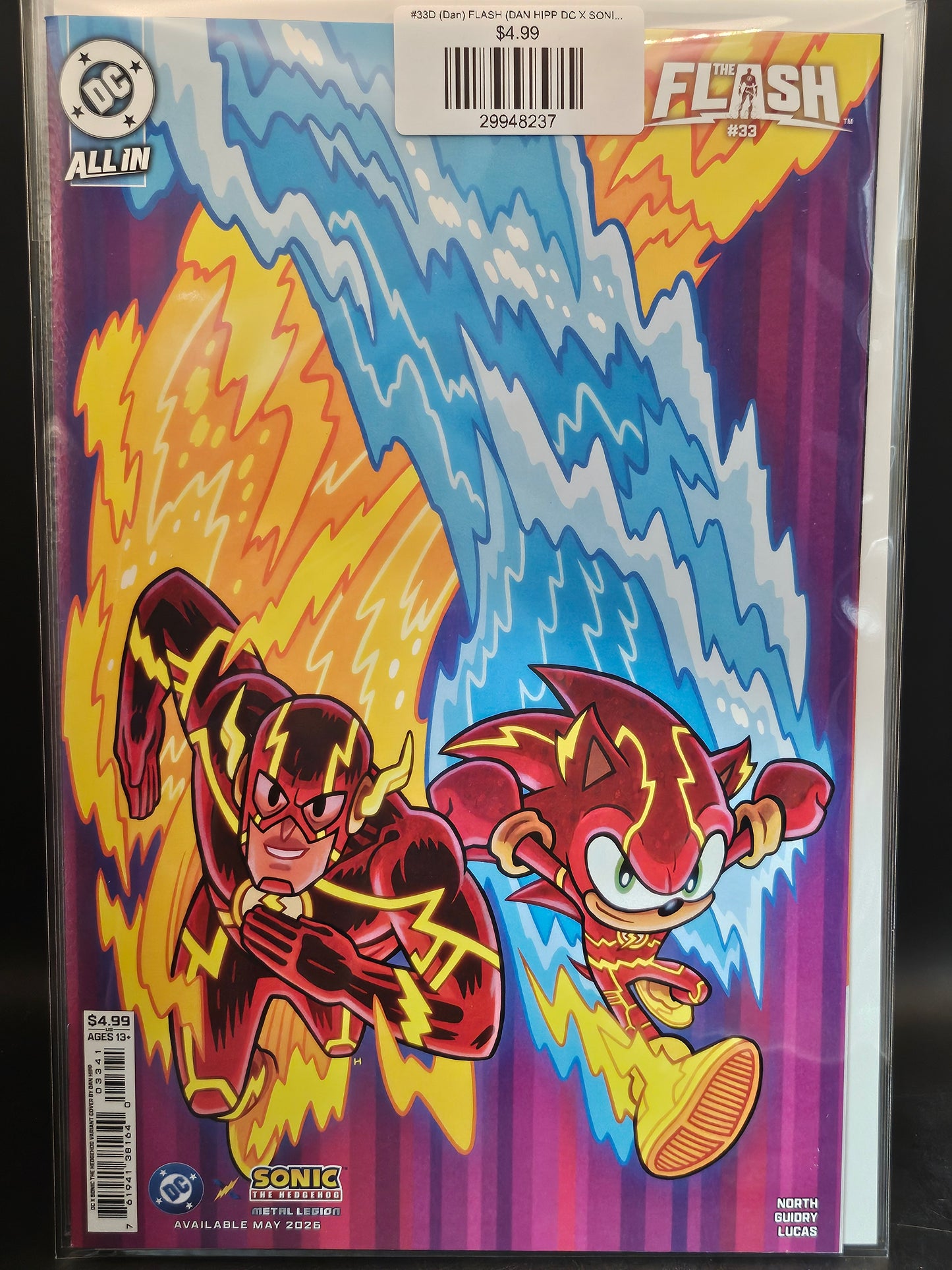 #33D (Dan) FLASH (DAN HIPP DC X SONIC CARD STOCK VAR)