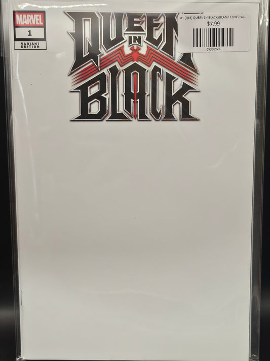 #1 [QIB] QUEEN IN BLACK (BLANK COVER VARIANT)