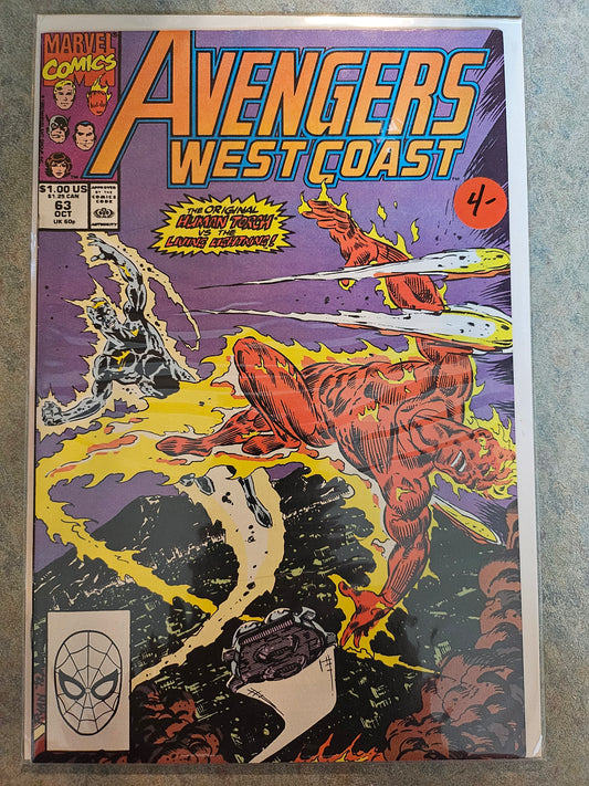 Avengers West Coast – Marvel Comics – (1989–1994) – Volume 1 – #63