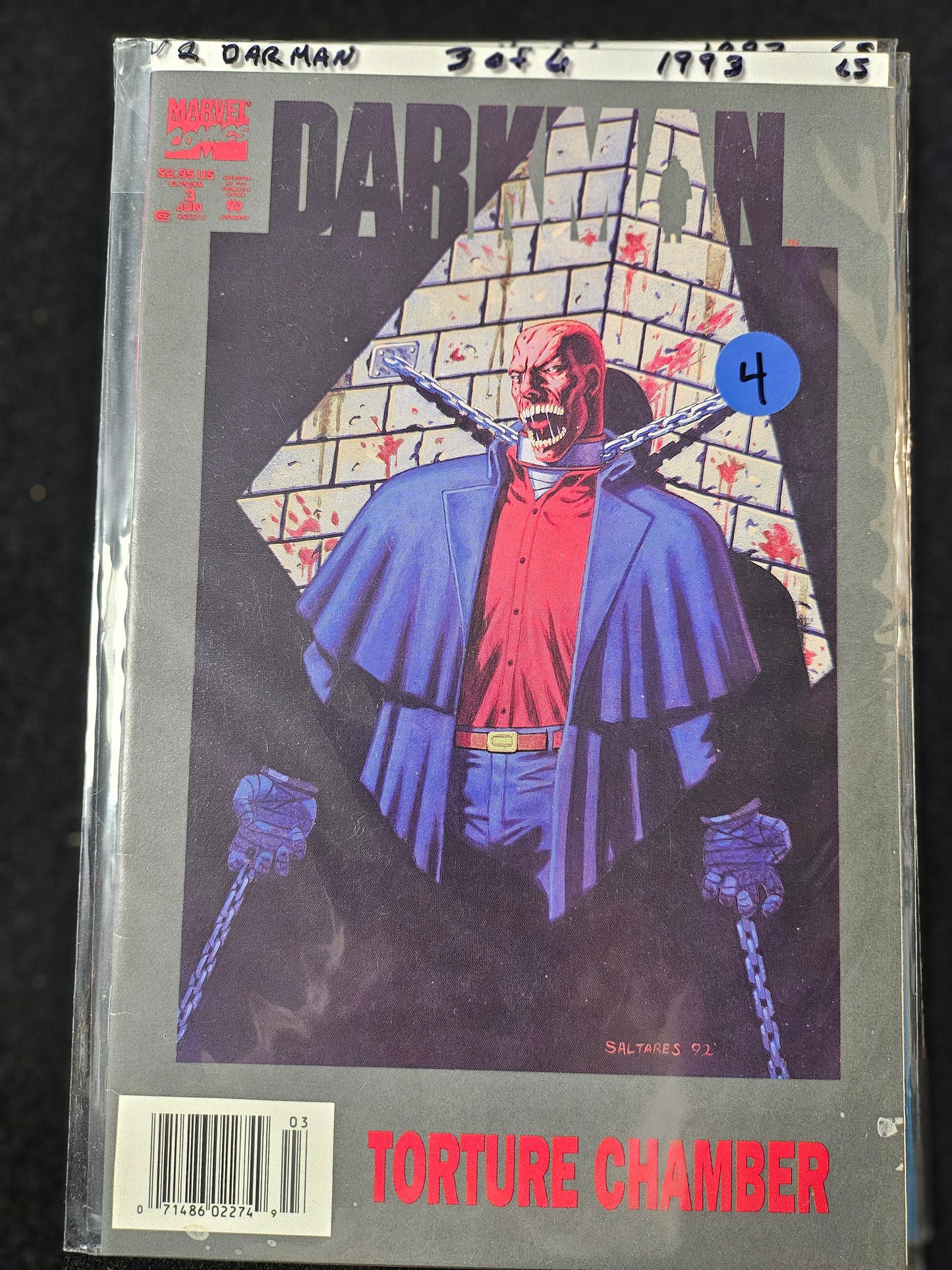 104.101 - Darkman - Torture Chamber (LS) #3 of 6 -1993