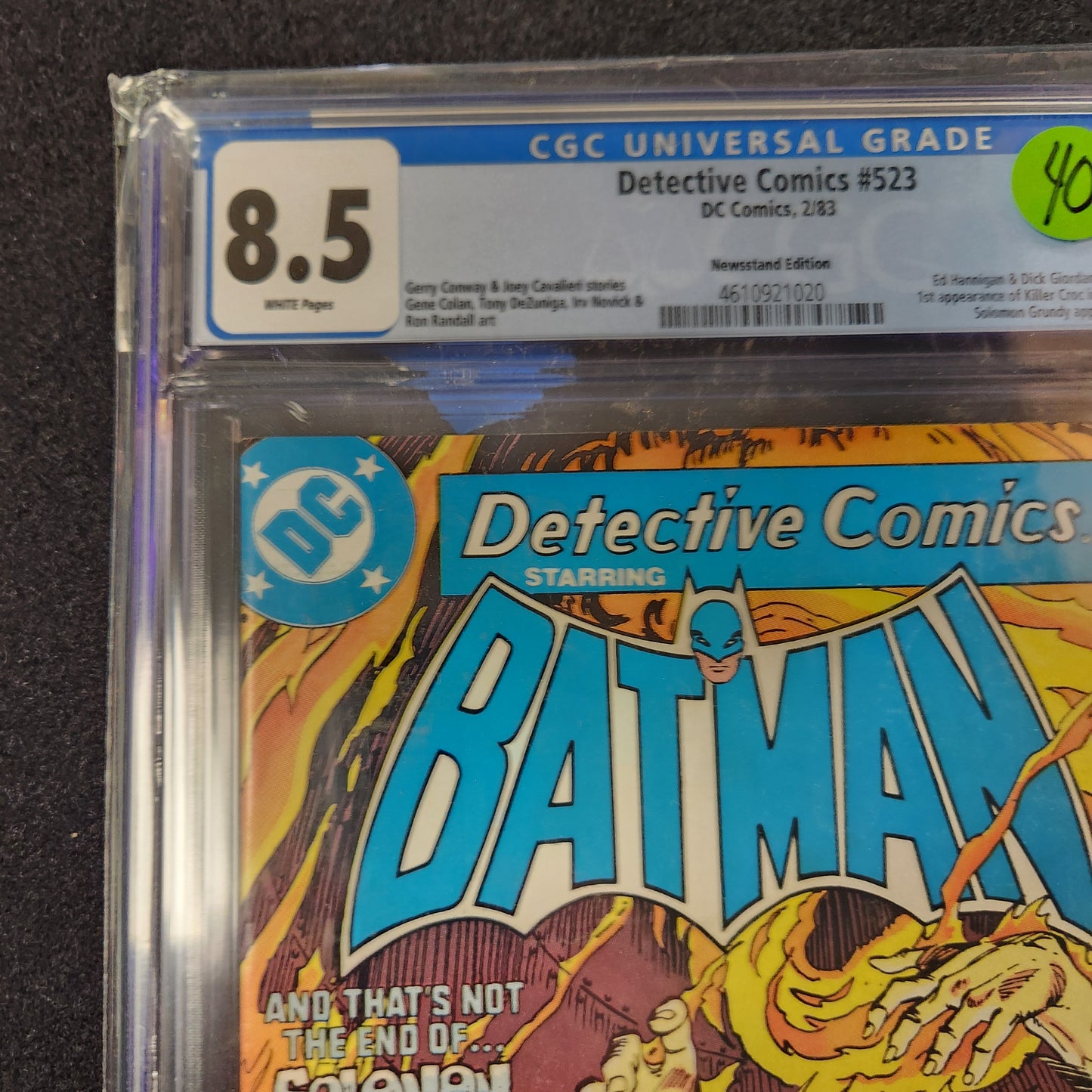 Detective Comics Slab #523 (1983)