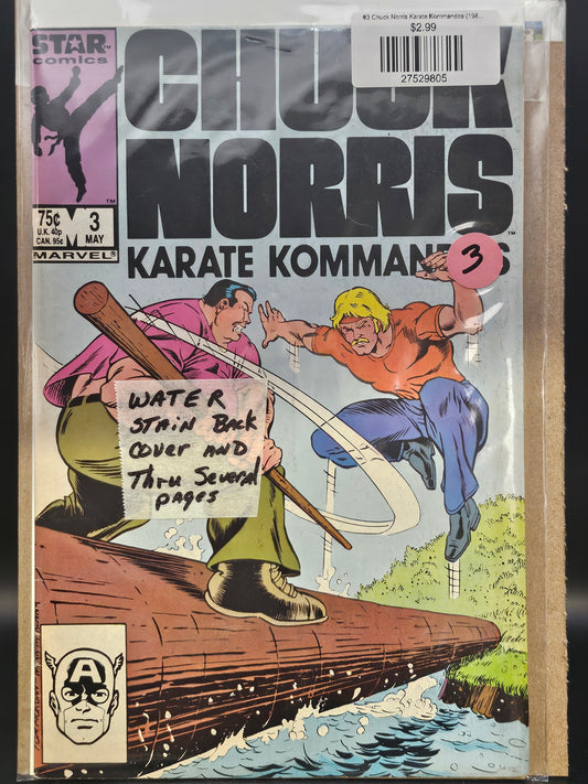#3 Chuck Norris Karate Kommandos (1987 Marvel/Star Comics)