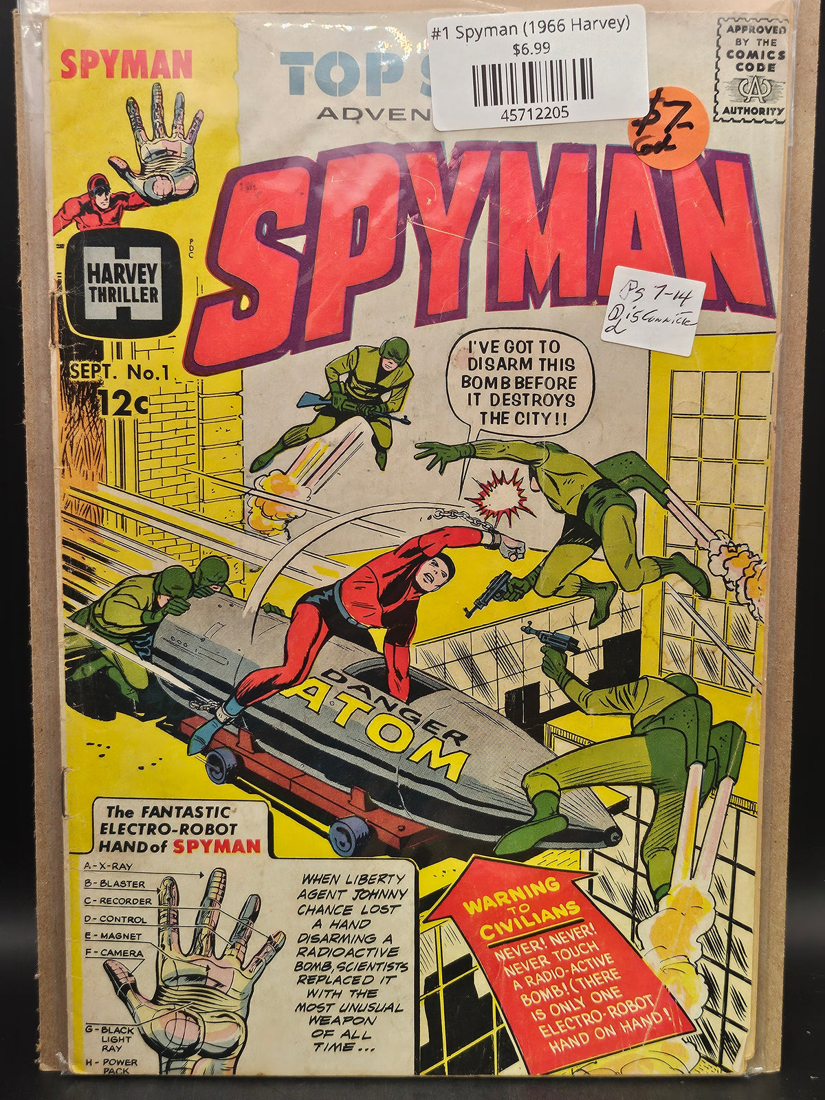 #1 Spyman (1966 Harvey)