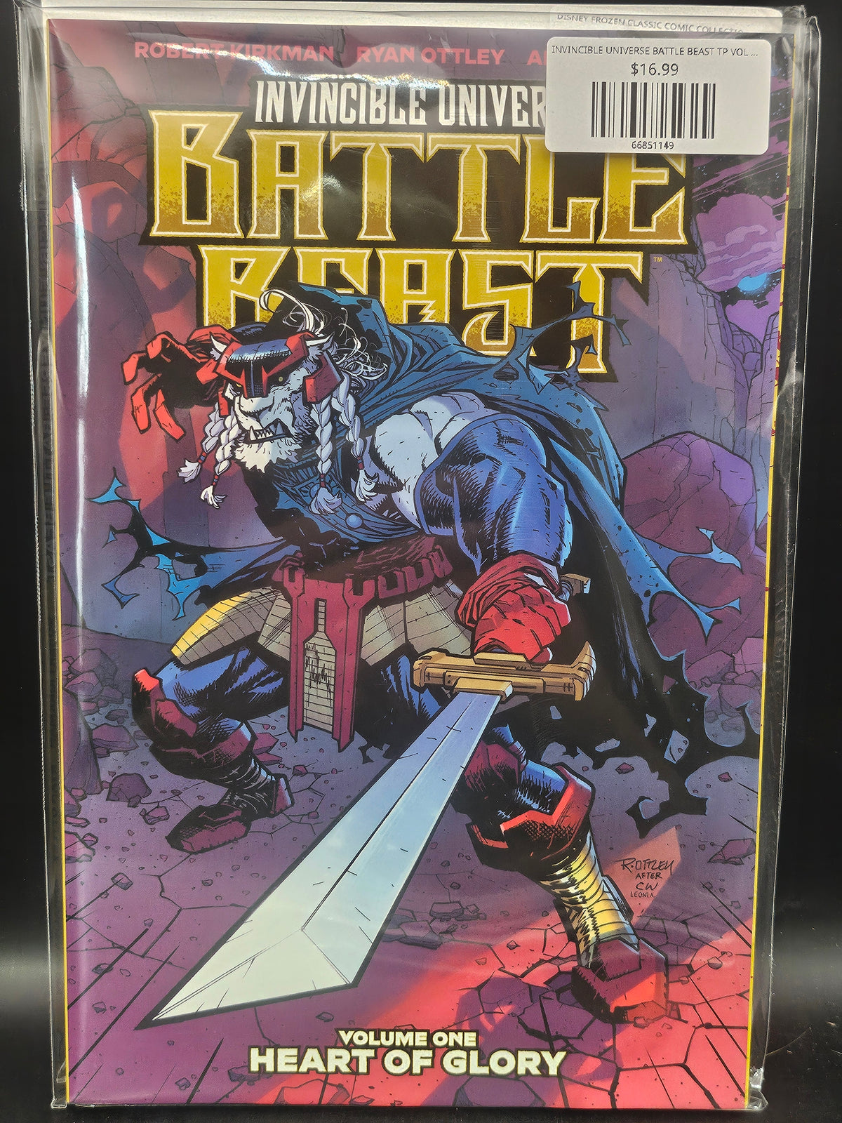 INVINCIBLE UNIVERSE BATTLE BEAST TP VOL 01 RYAN OTTLEY & ANNALISA LEONI CVR