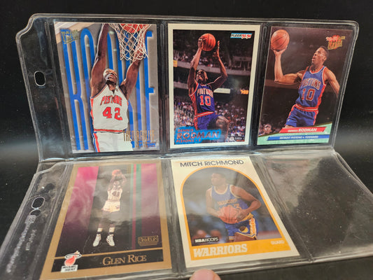 1993/95 McDonald's 3 NBA All-Star Frie Boxes Michael Jordan & 5 NBA Cards other