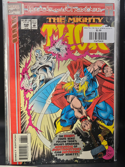 #468d Thor (1962 Marvel 1st Series Journey Into Mystery)