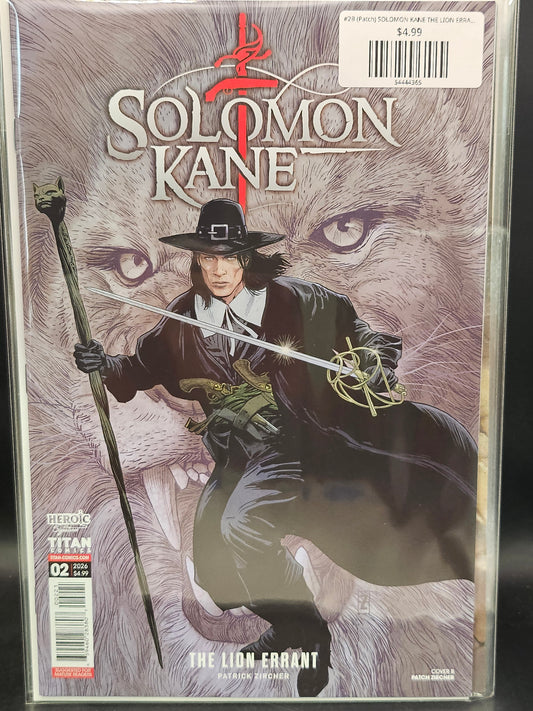 #2B (Patch) SOLOMON KANE THE LION ERRANT (OF 4 PATCH ZIRCHER VAR MR)