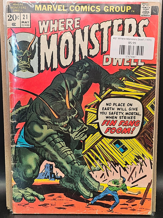 #21 Where Monsters Dwell (1970)