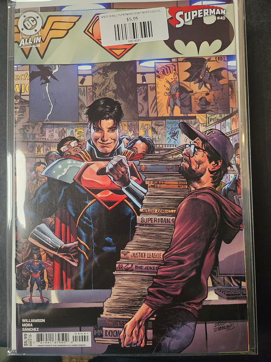 #40D (Eddy) SUPERMAN (EDDY BARROWS CARD STOCK VAR)