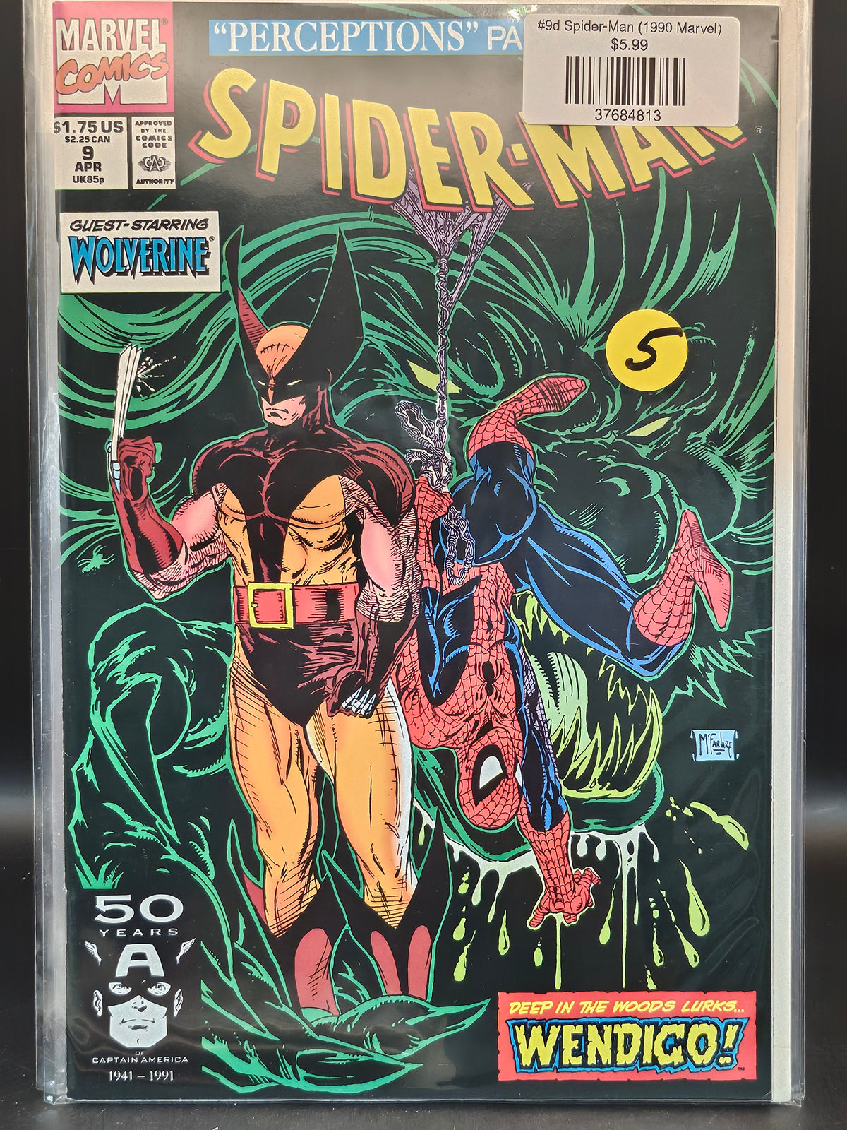 #9d Spider-Man (1990 Marvel)