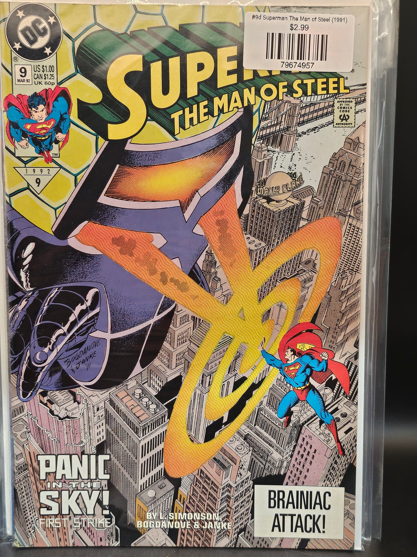 #9d Superman The Man of Steel (1991)
