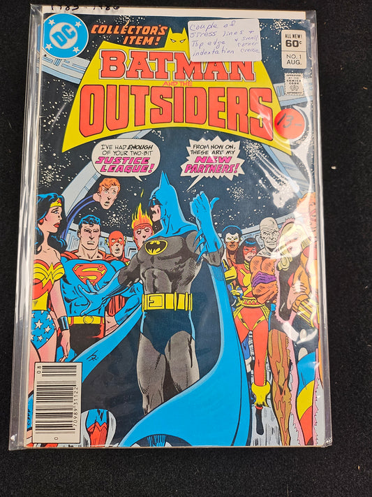 Batman and the Outsiders – DC Comics – (1983–1987) – Volume 1 – #1