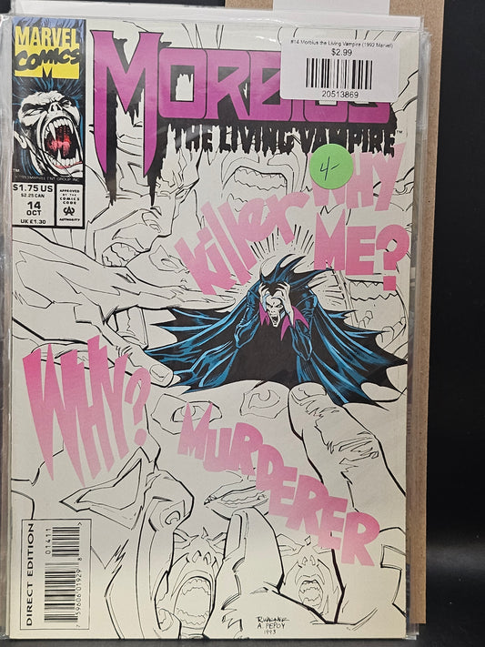 #14 Morbius the Living Vampire (1992 Marvel)