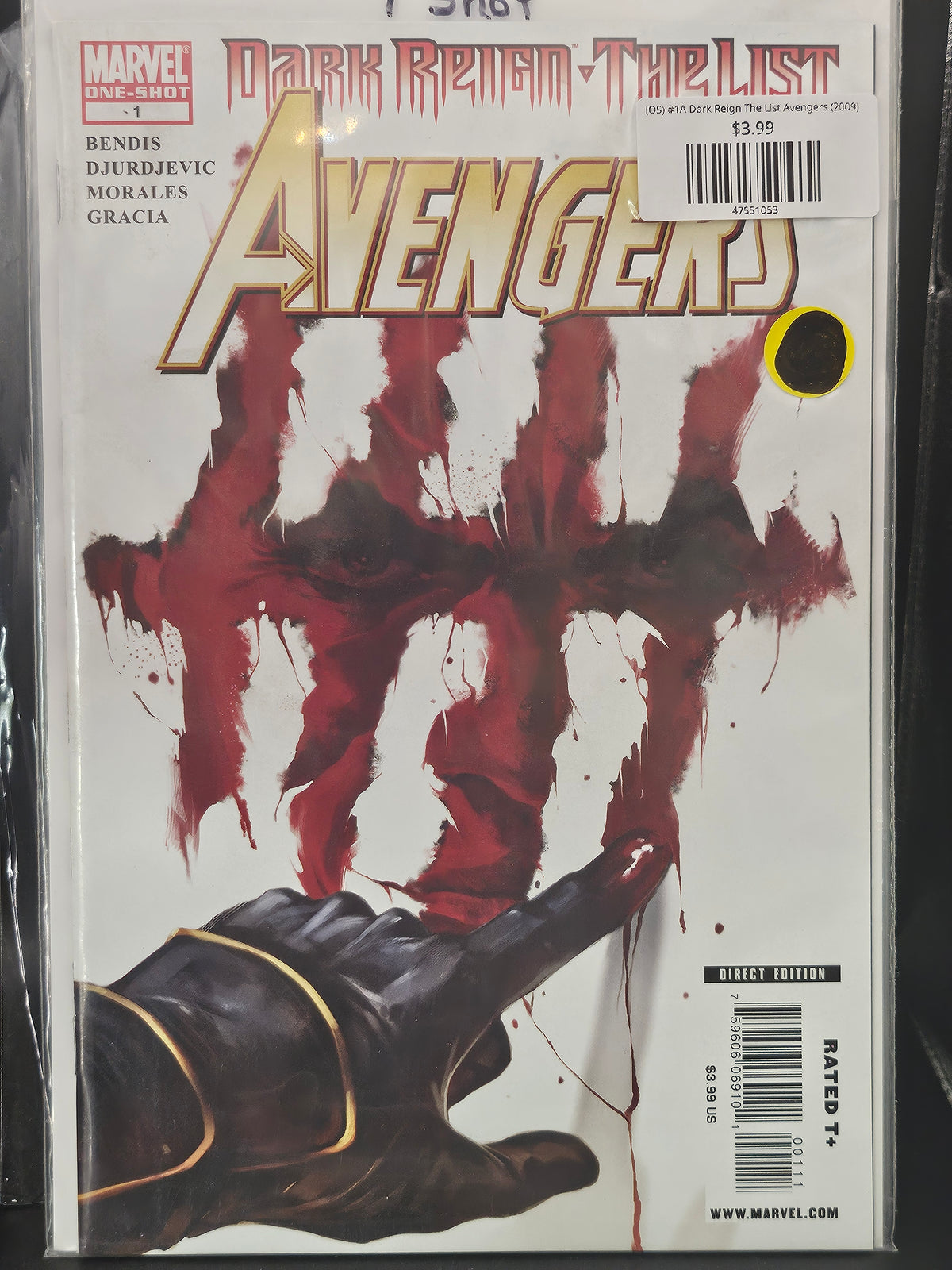 (OS) #1A Dark Reign The List Avengers (2009)