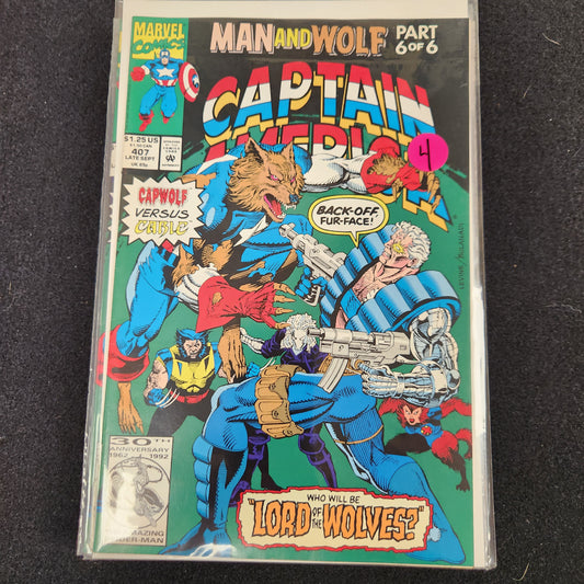 Captain America – Marvel – 1968–1996 – Volume 1 – Ongoing Series – #407