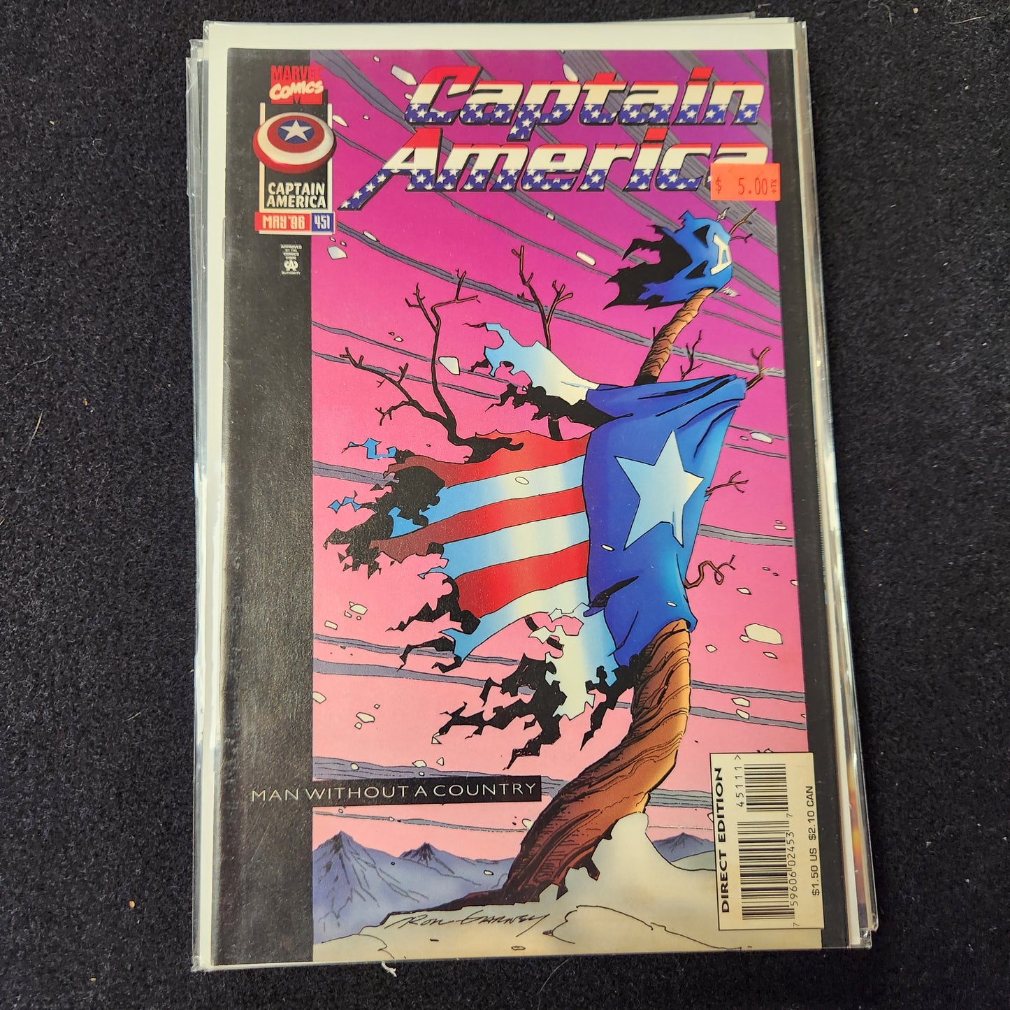 Captain America – Marvel – 1968–1996 – Volume 1 – Ongoing Series – #451