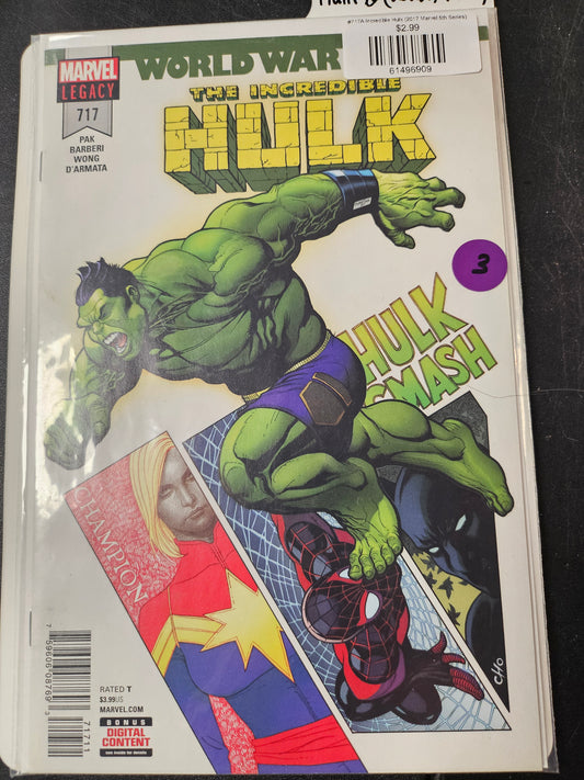#717A Incredible Hulk (2017 Marvel 5th Series)