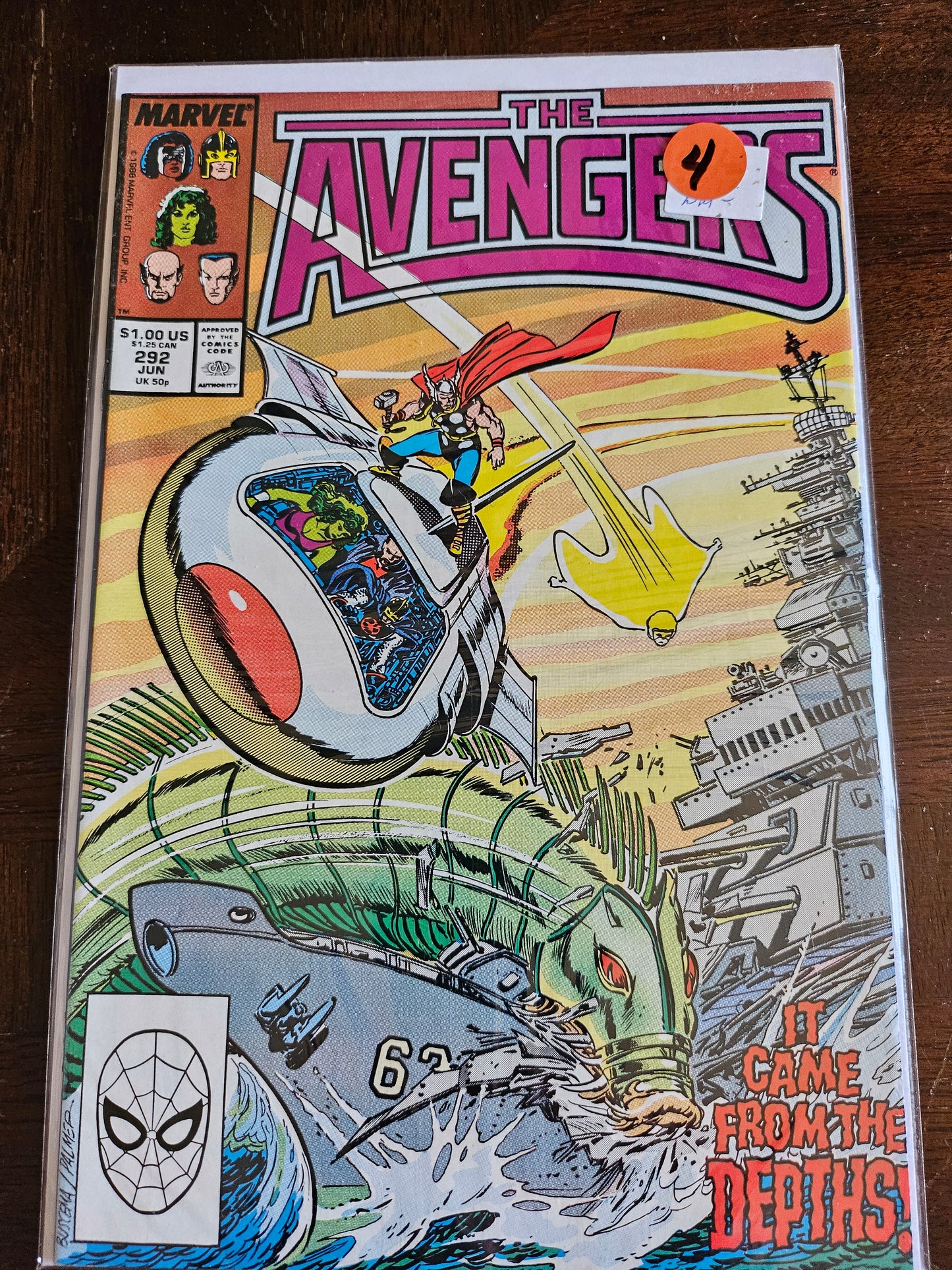 Avengers – Marvel Comics – (1963–1999) – Volume 1 – #292