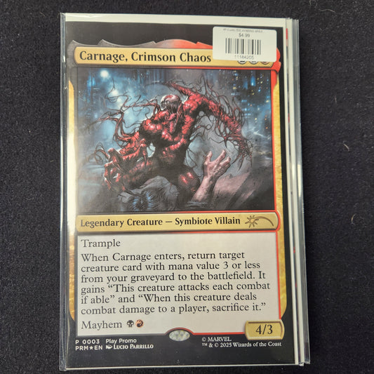 #1 (Lucio) [DS] AMAZING SPIDER-MAN/VENOM: DEATH SPIRAL - BODY COUNT (LUCIO PARRILLO MAGIC: THE GATHERING VARIANT [DS])