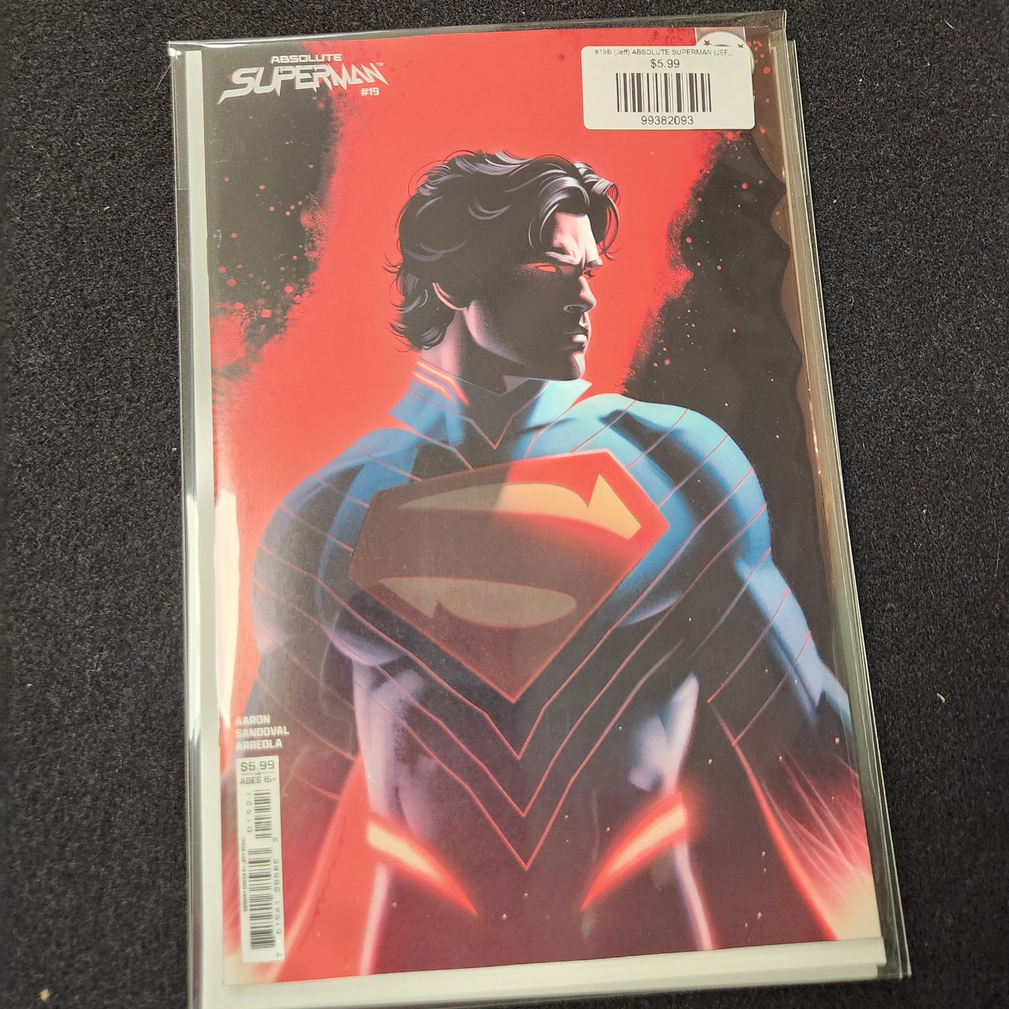 #19B (Jeff) ABSOLUTE SUPERMAN (JEFF DEKAL CARD STOCK VAR)