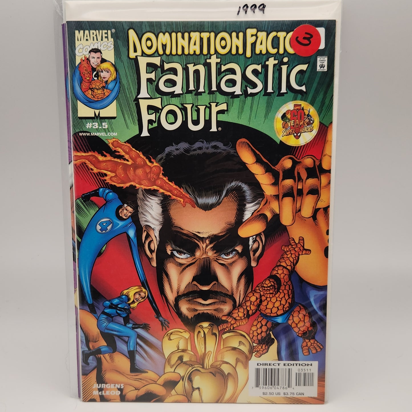 #1.1-4.7 Domination Factor Fantastic Four (1999)