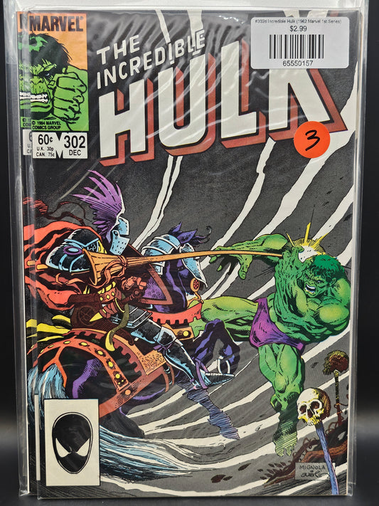 #302d Incredible Hulk (1962 Marvel 1st Series)