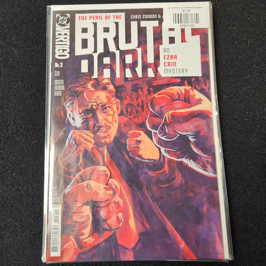#3 THE PERIL OF THE BRUTAL DARK AN EZRA CAIN MYSTERY ((of 6) Cvr a Jacob Phillips (mr))