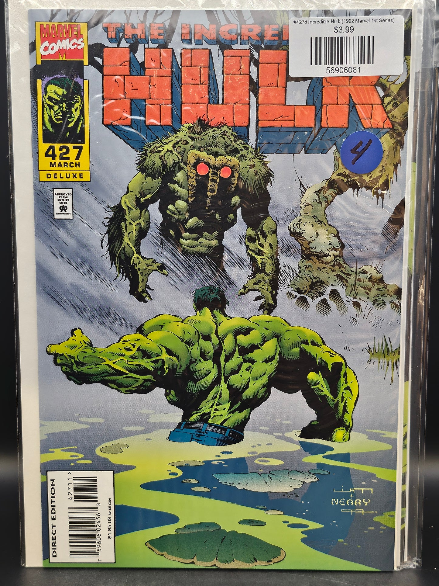 #427d Incredible Hulk (1962 Marvel 1st Series)