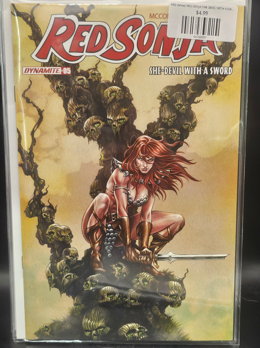 #5D (Mike) RED SONJA SHE DEVIL WITH A SWORD (MIKE ROOTH VAR)
