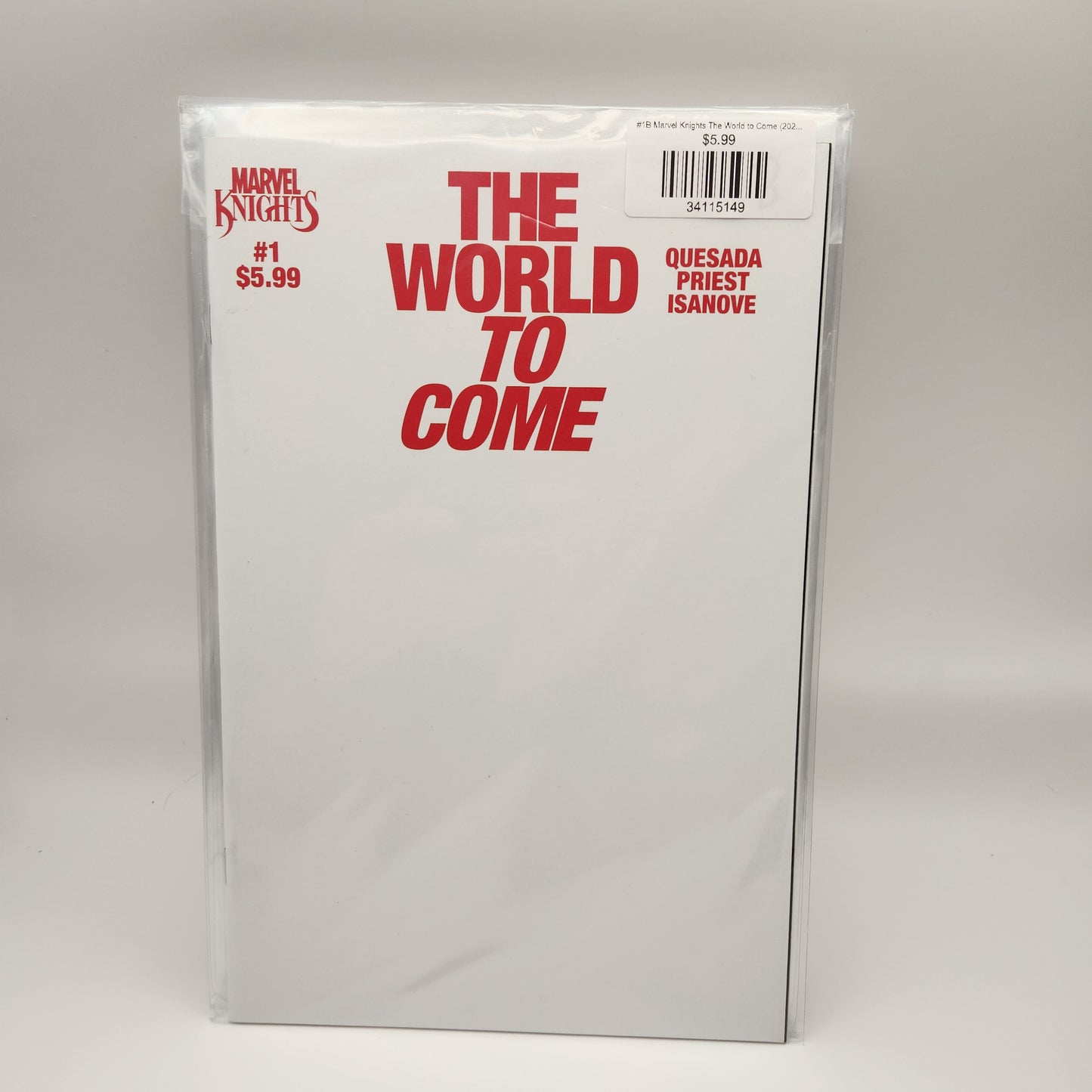 #1B Marvel Knights The World to Come (2025 Marvel) (Blank Cover)