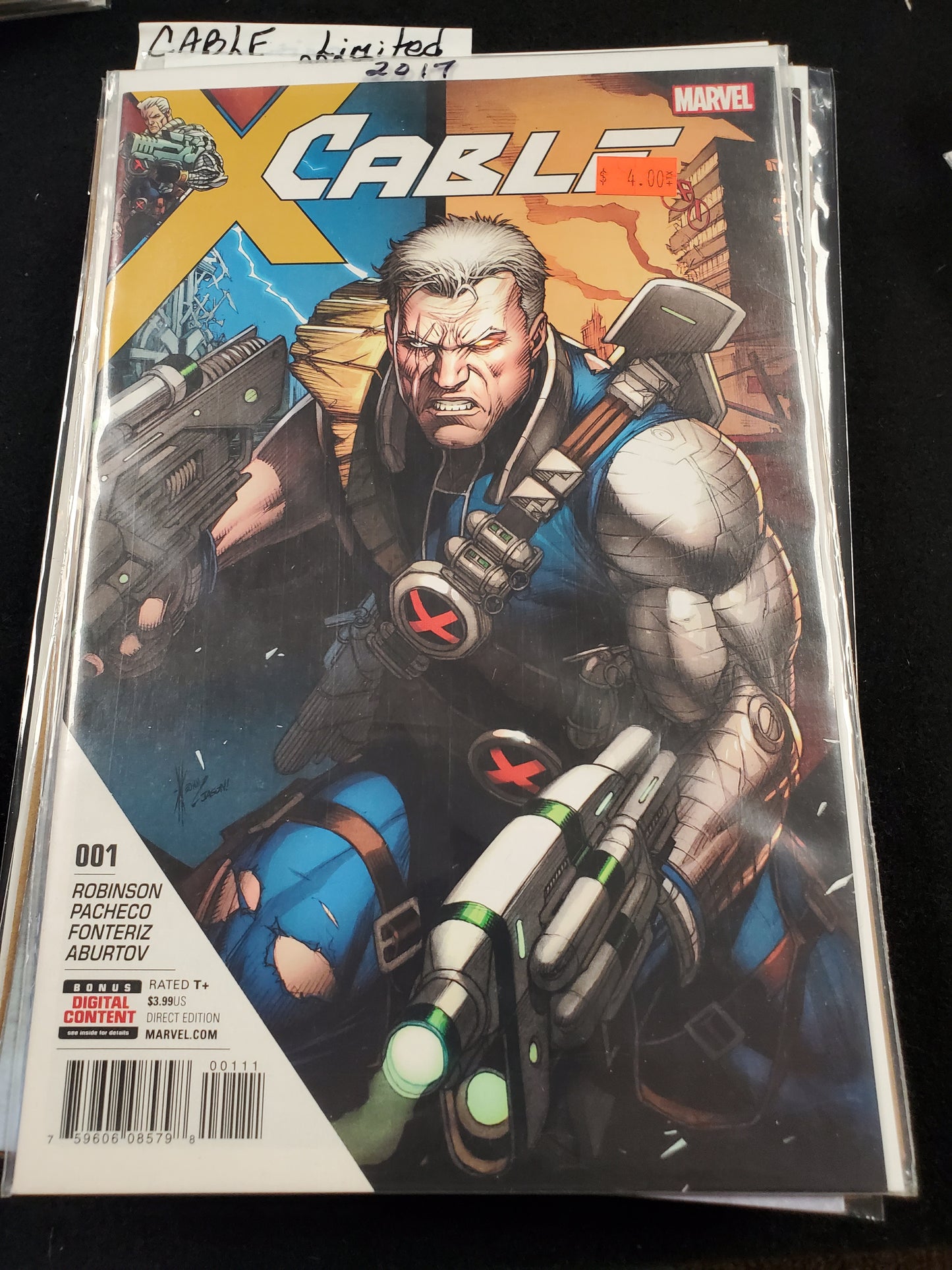 Cable – Marvel Comics – 2017 – Volume 3 – #1 / #001