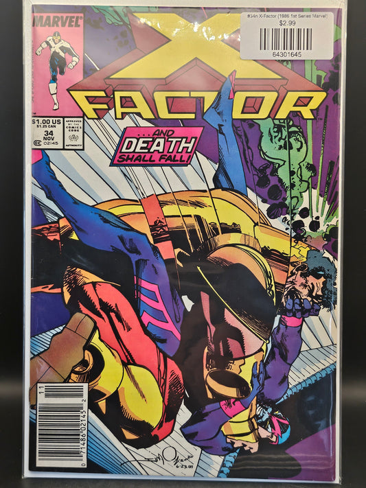 #34n X-Factor (1986 1st Series Marvel)