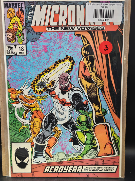 #18 Micronauts The New Voyages (1984)