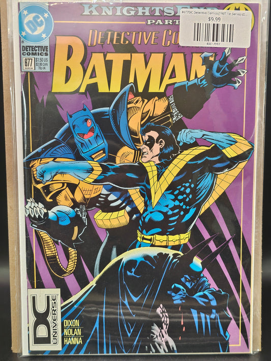 #677DC Detective Comics (1937 1st Series) (DC Universe Logo)