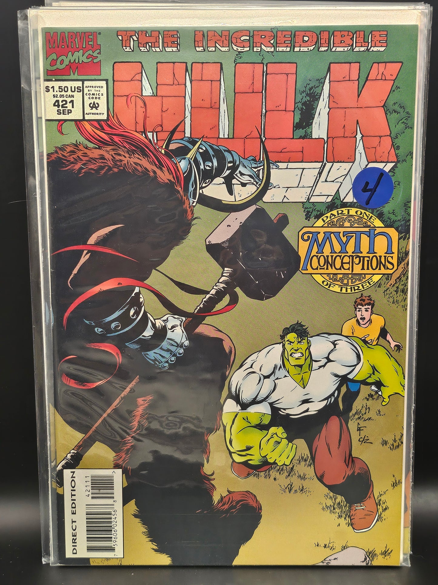 #421 Direct - Incredible Hulk (1962 Marvel 1st Series)