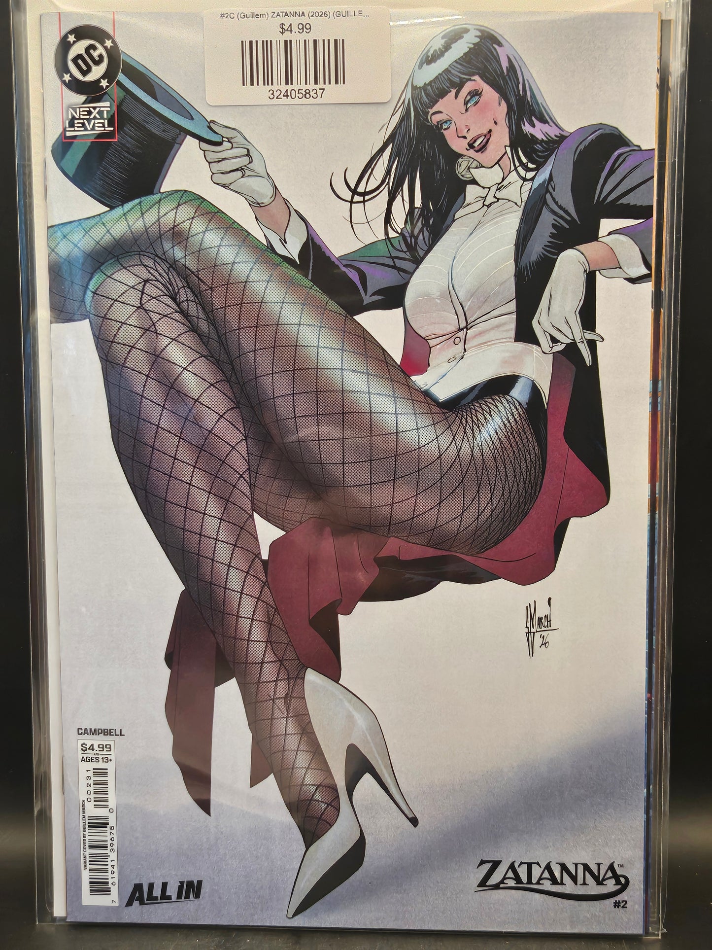 #2C (Guillem) ZATANNA (2026) (GUILLEM MARCH CARD STOCK VAR)
