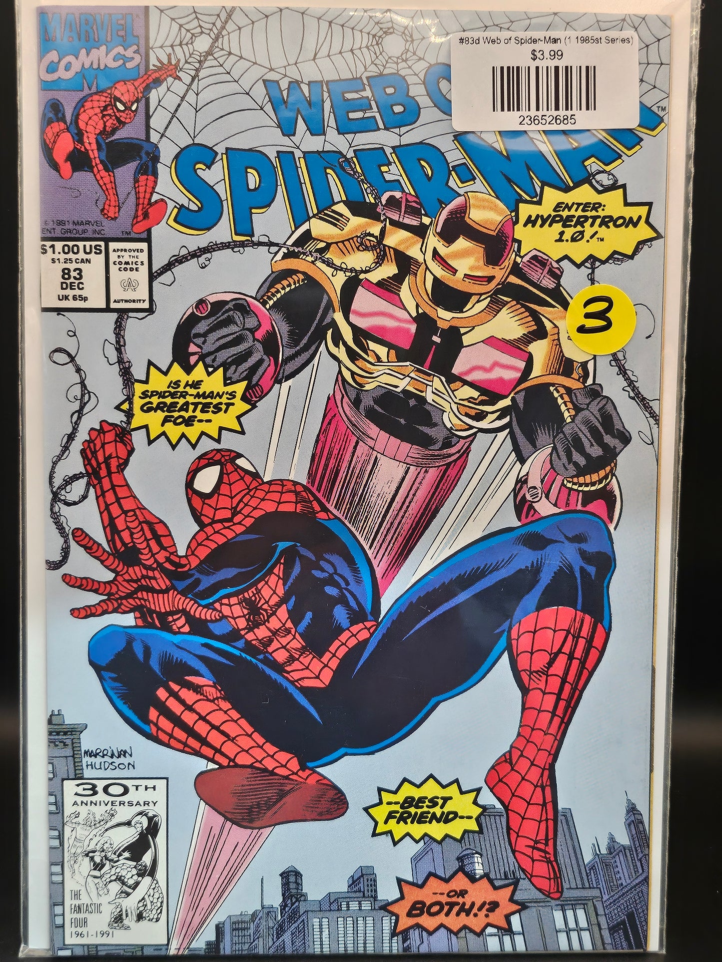 #83d Web of Spider-Man (1985 1st Series)