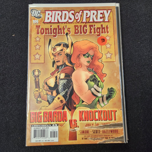 Birds of Prey – DC Comics – (1999–2009) – Volume 1 – #106