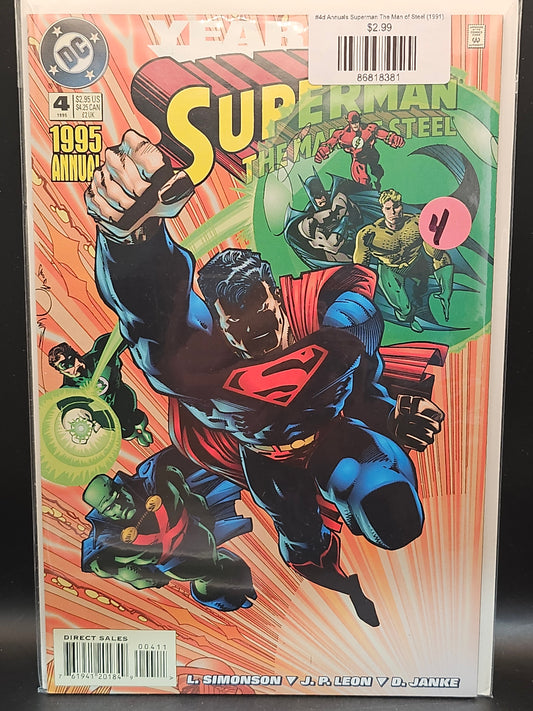 #4d Annuals Superman The Man of Steel (1991)