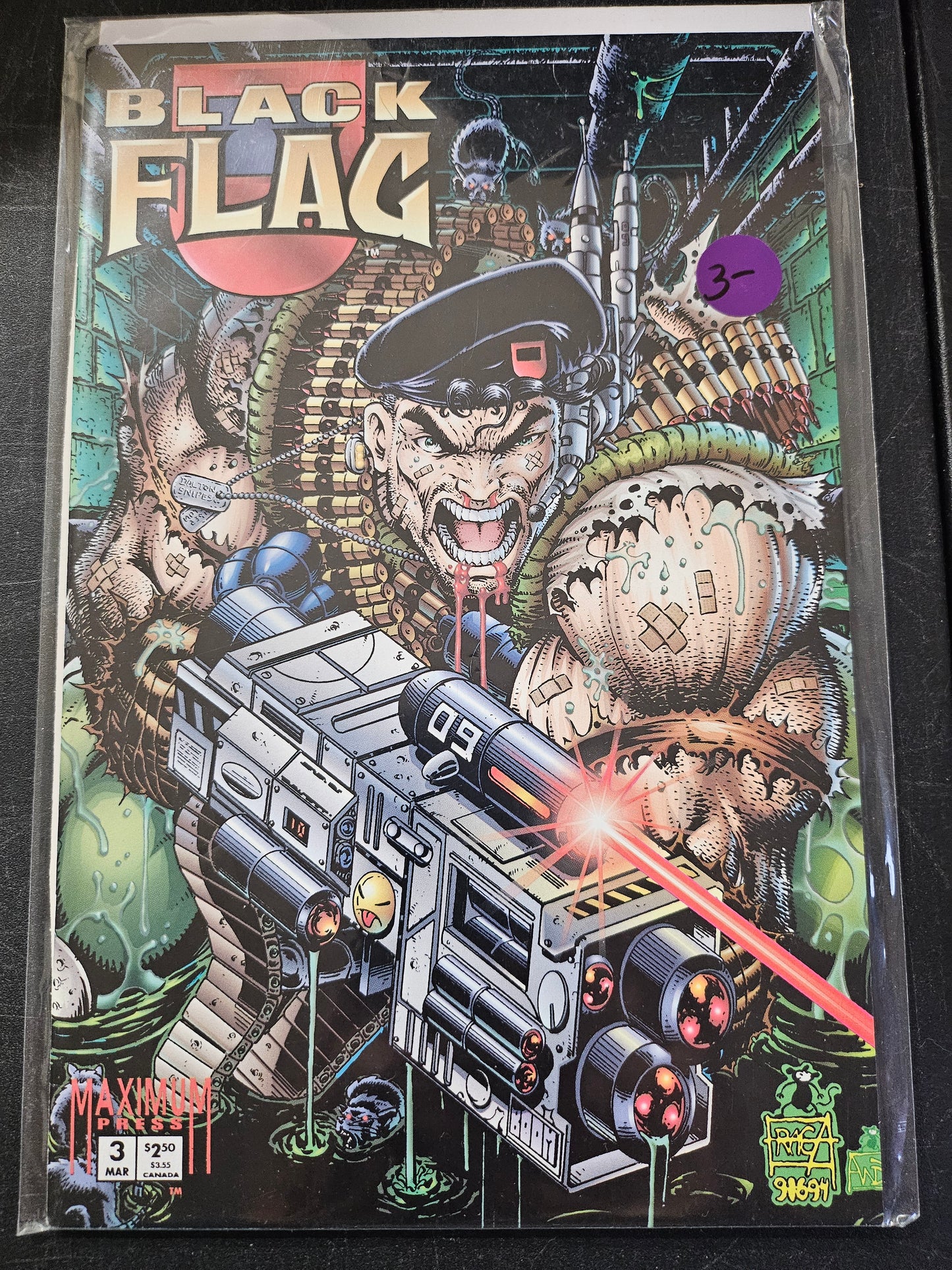 Black Flag – Maximum Press – (1995) – Volume 1 – Limited Series - #3 of 4
