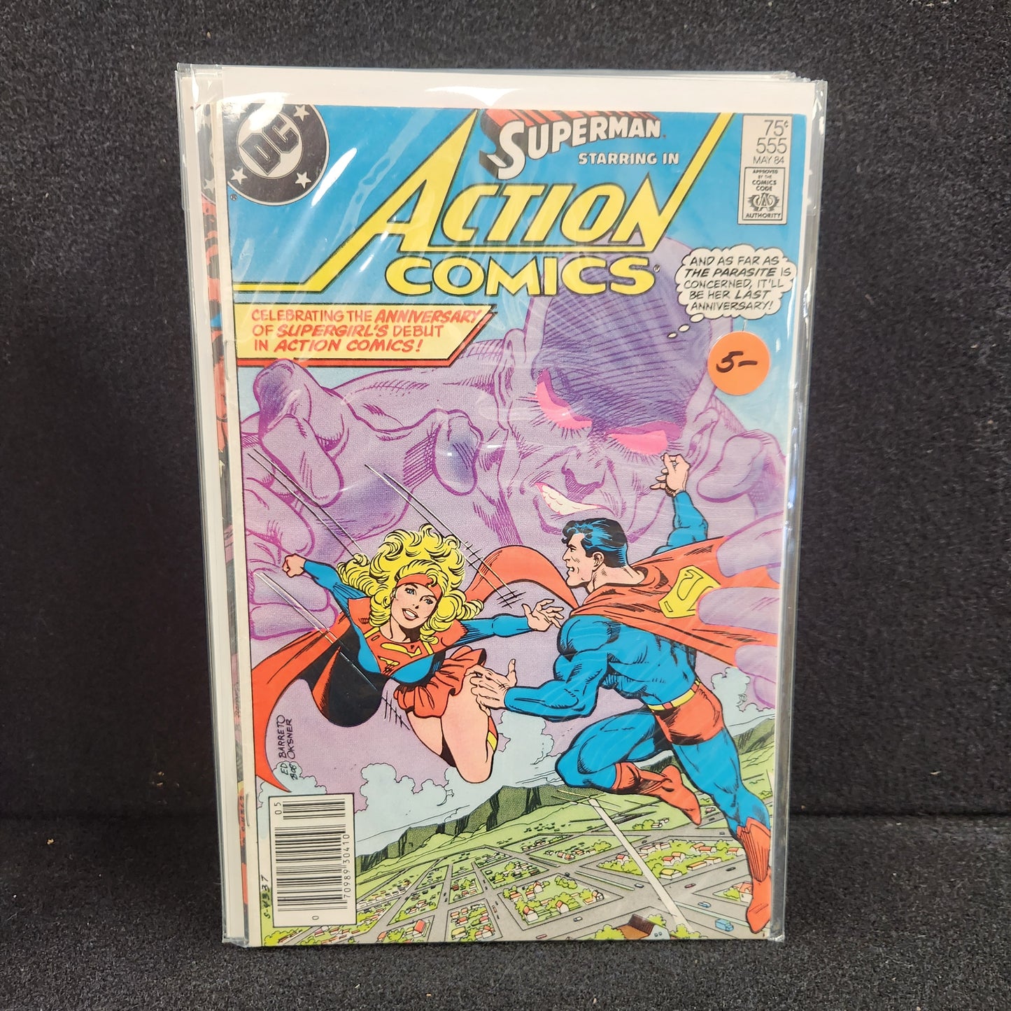 Action Comics #555 - Celebrating Supergirl's Debut (DC 1984)