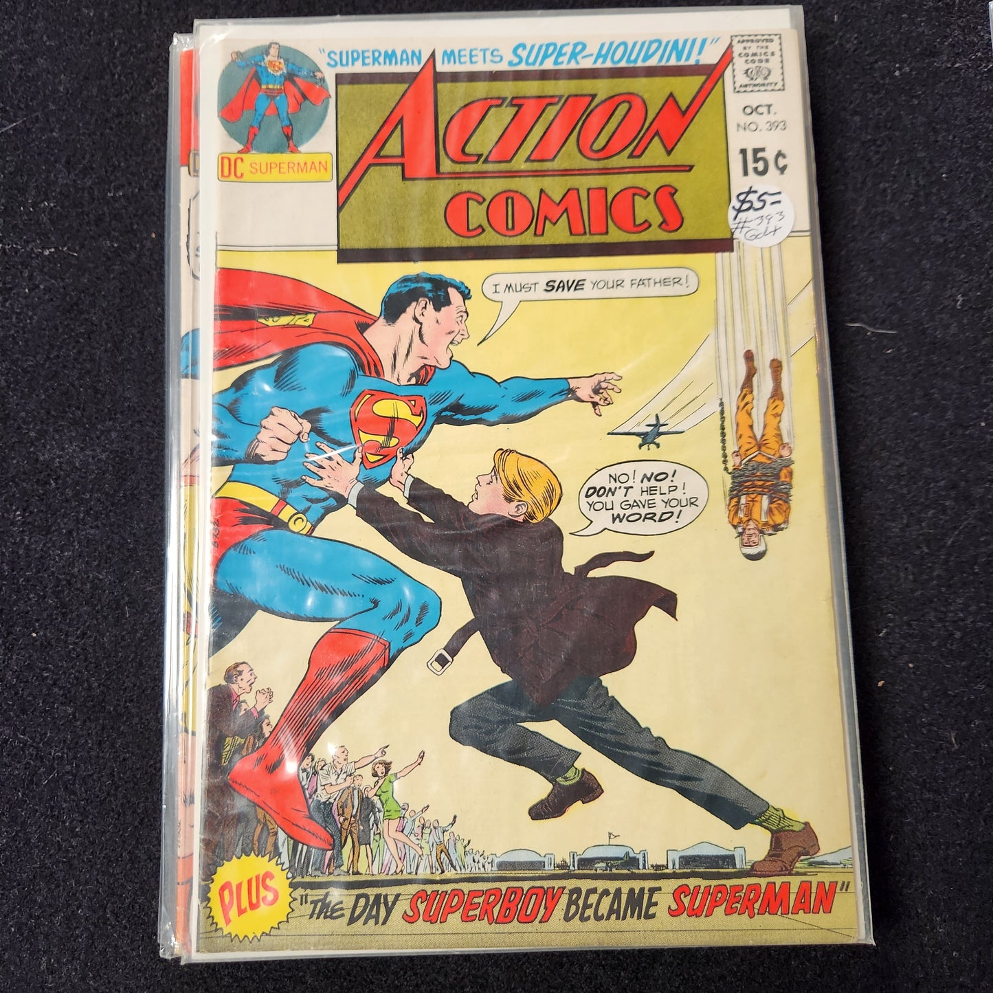 Action Comics #393 - Superman Meets Super-Houdini (DC 1970)
