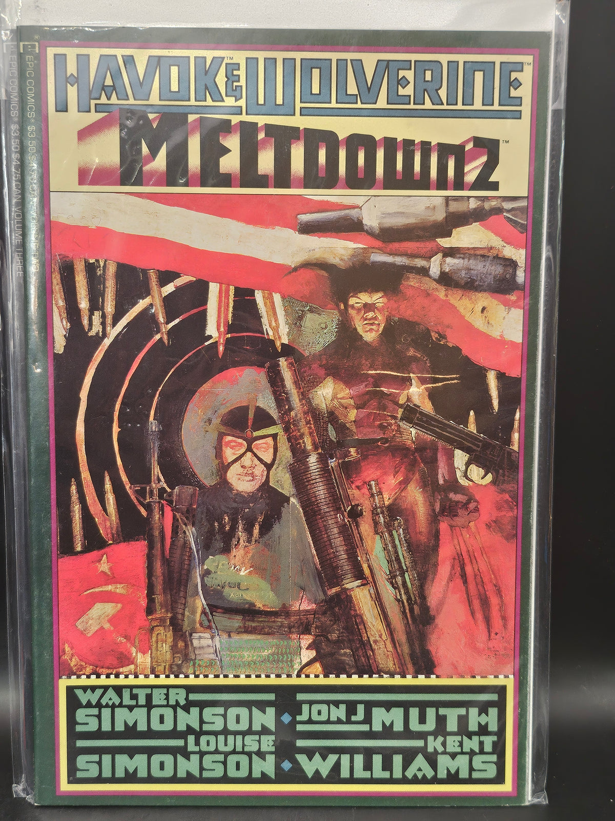 #1-4 Havok and Wolverine Meltdown (1988)